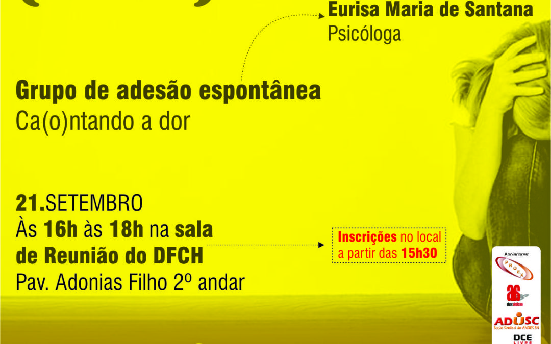 SETEMBRO AMARELO: ATIVIDADE DE APOIO E CONSCIENTIZAÇÃO CONTINUA NESTA SEXTA-FEIRA (21)