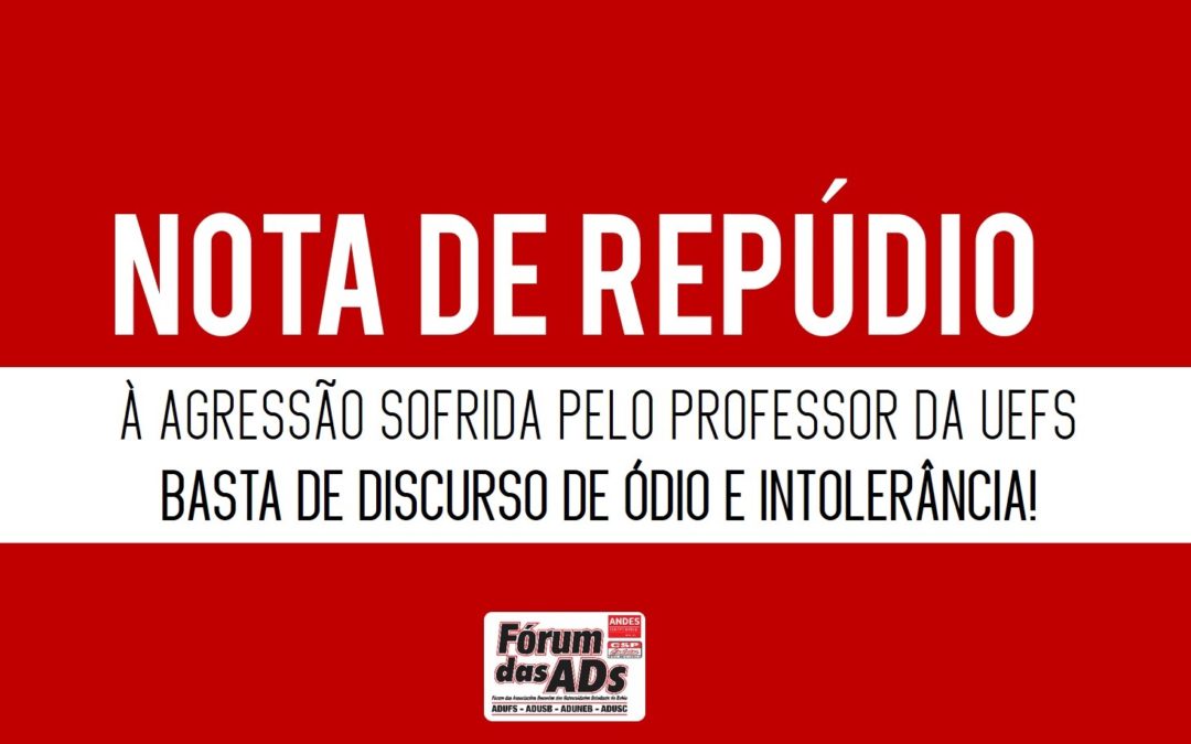 NOTA DE REPÚDIO