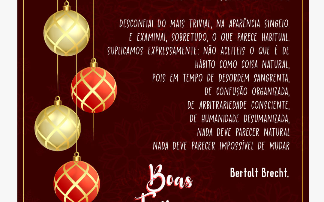 A ADUSC DESEJA À TODOS BOAS FESTAS