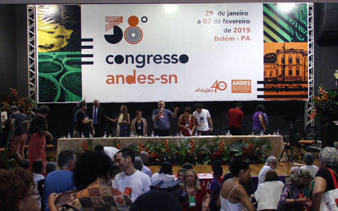 Chamado à unidade marca abertura 38º Congresso do ANDES-SN