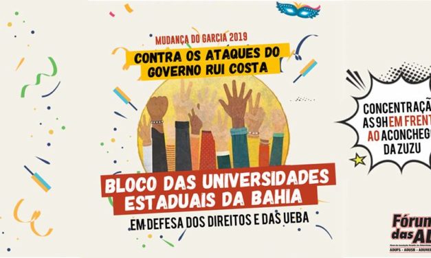 MUDANÇA DO GARCIA – FÓRUM DAS ADS CONVOCA CATEGORIA PARA PARTICIPAR DO BLOCO DAS UNIVERSIDADES ESTADUAIS