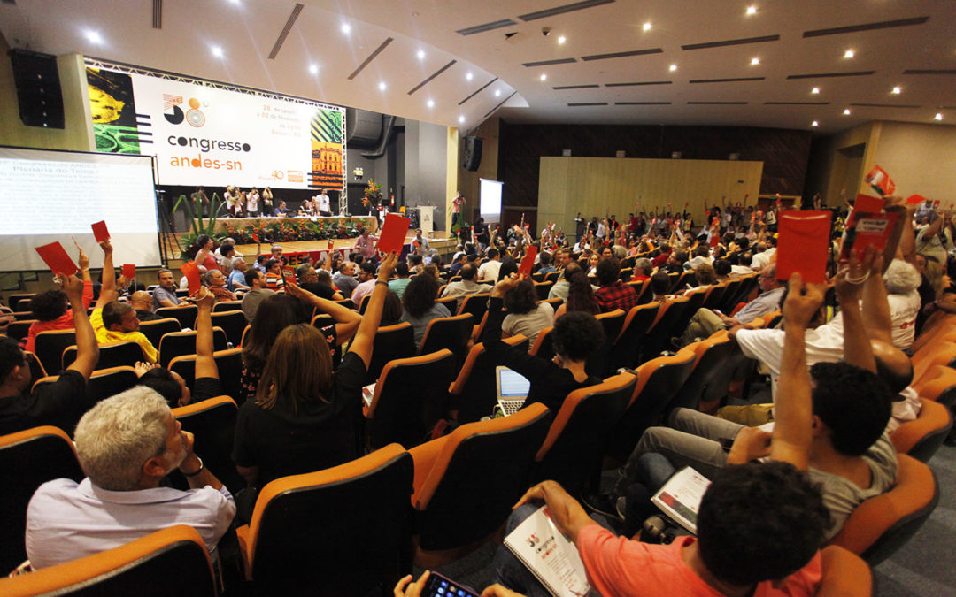 ANDES-SN divulga Carta de Belém do 38º Congresso