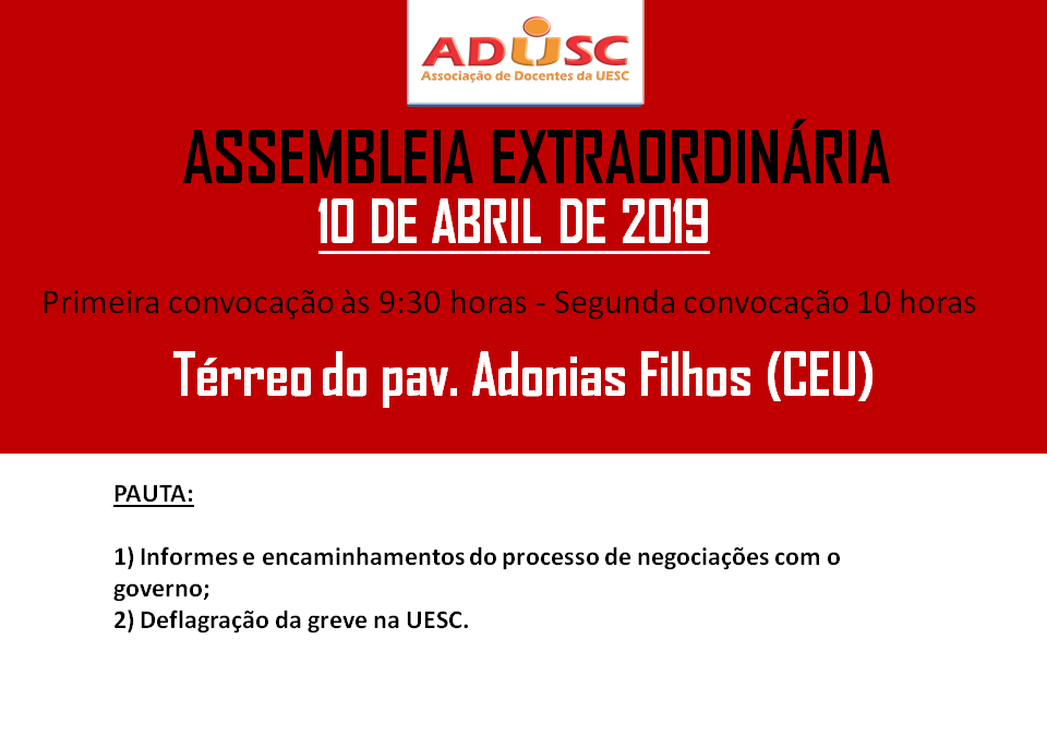 CONVOCAÇÃO DE ASSEMBLEIA