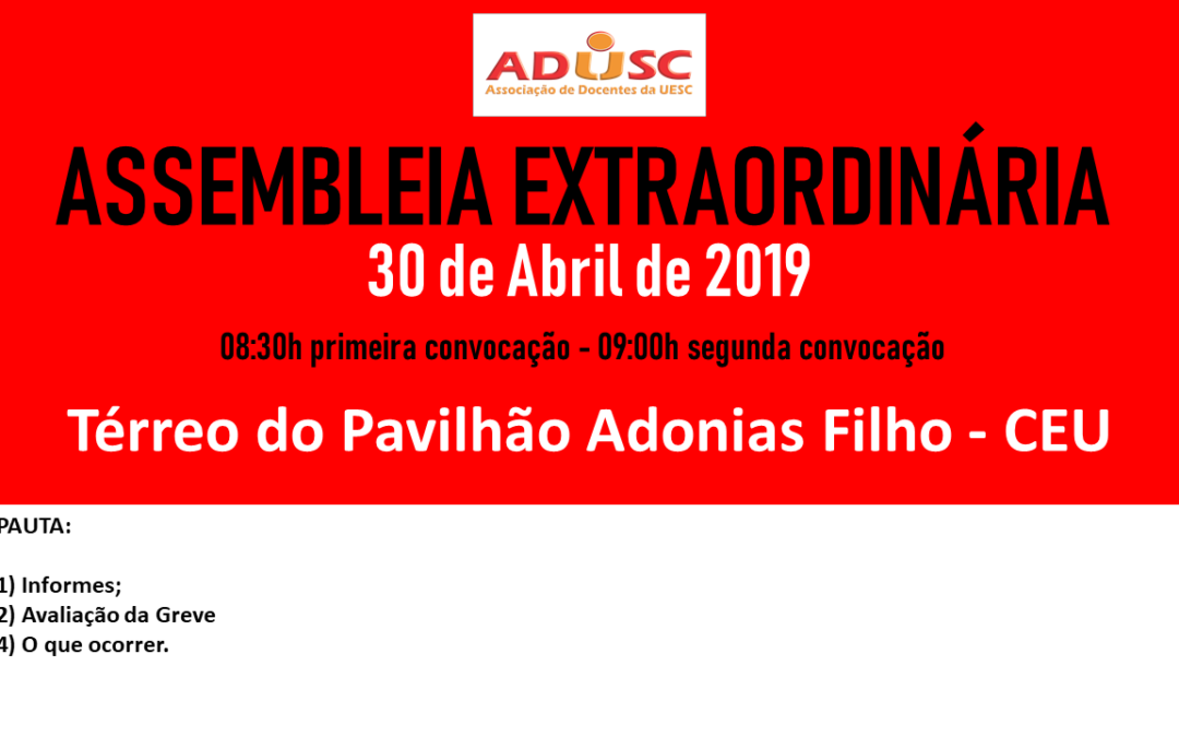 CONVOCAÇÃO DE ASSEMBLEIA