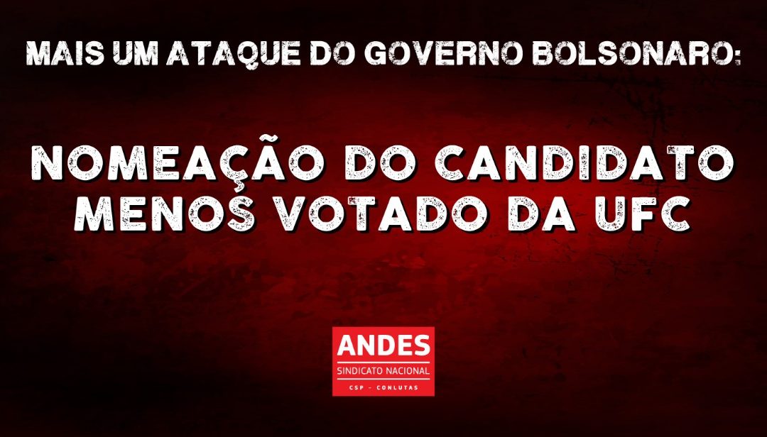 Bolsonaro fere a autonomia universitária e nomeia candidato menos votado