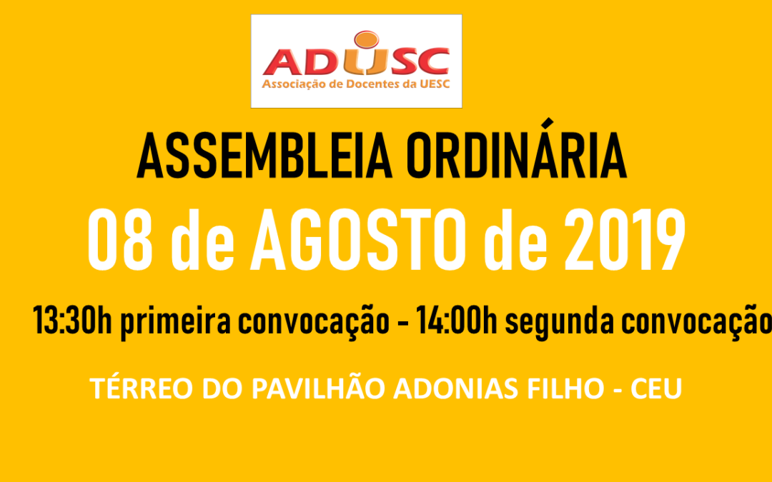 CONVOCAÇÃO DE ASSEMBLEIA