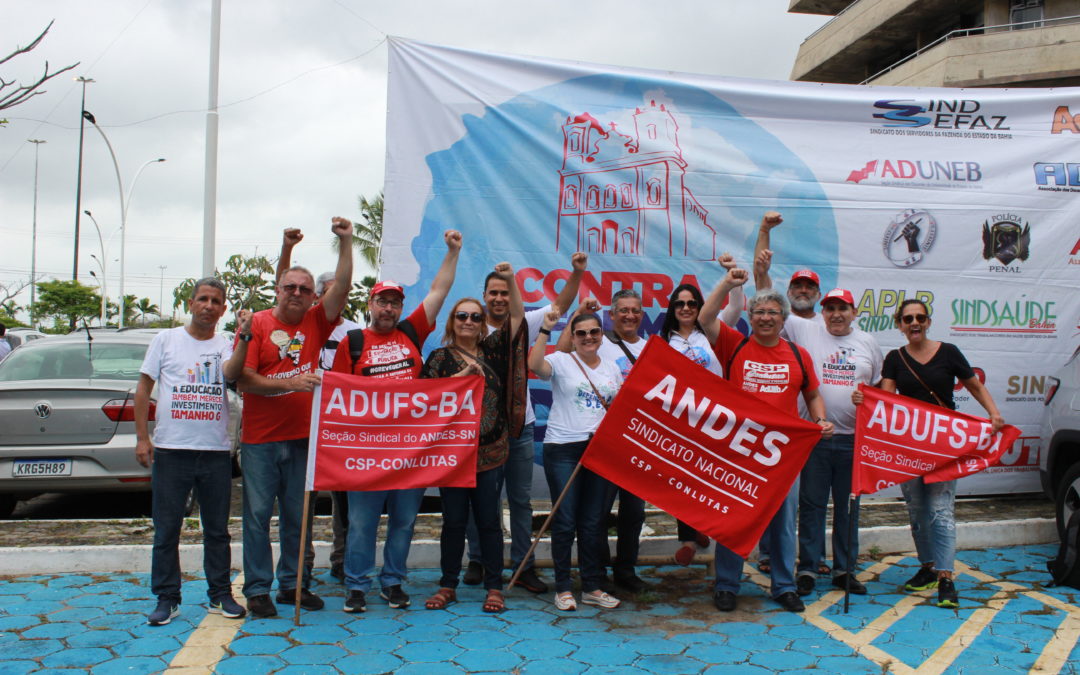 Servidores Estaduais Pressionam governo contra Reforma da Previdência de Rui