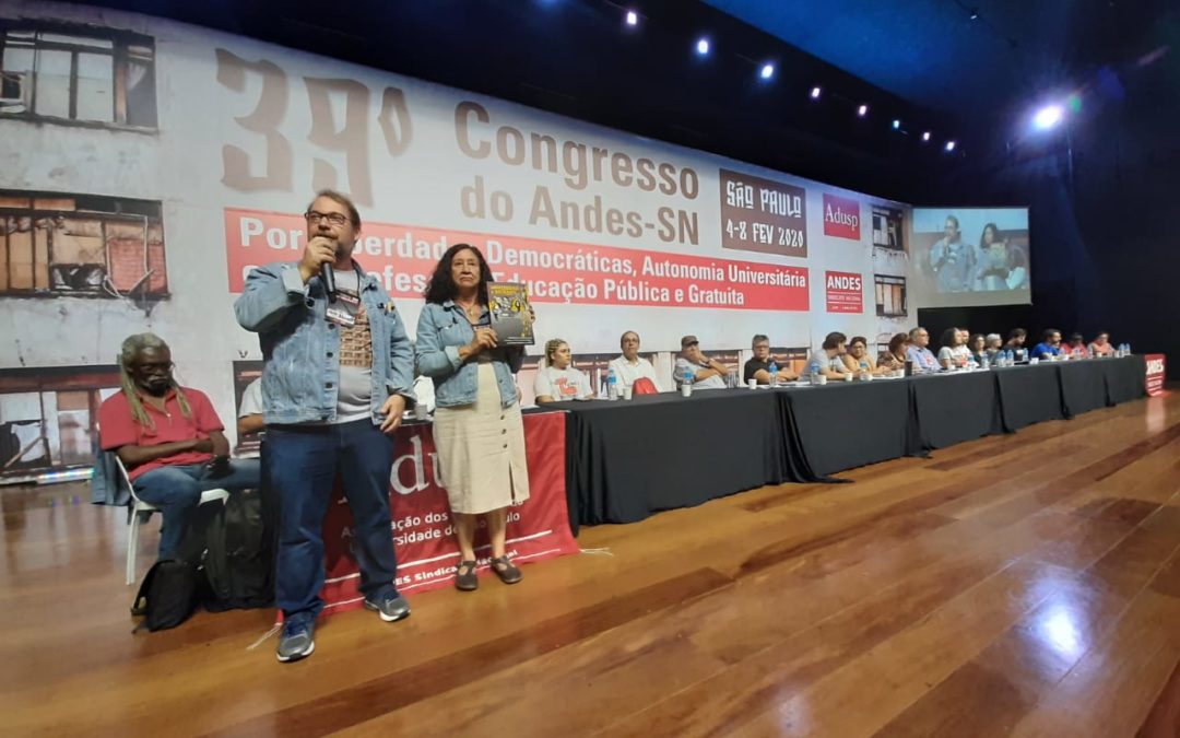 ADUSC PRESENTE NO 39º CONGRESSO DO ANDES