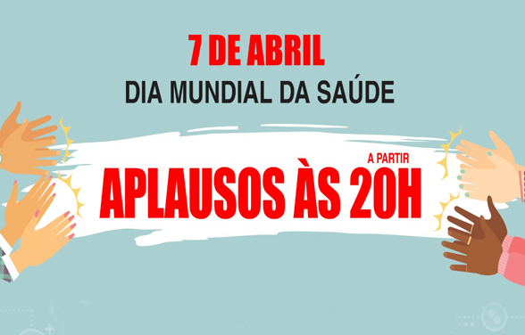 Dia Mundial da Saúde: nossos aplausos aos trabalhadores da saúde neste 7 de abril