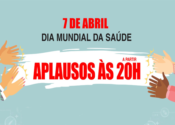 Dia Mundial da Saúde: nossos aplausos aos trabalhadores da saúde neste 7 de abril