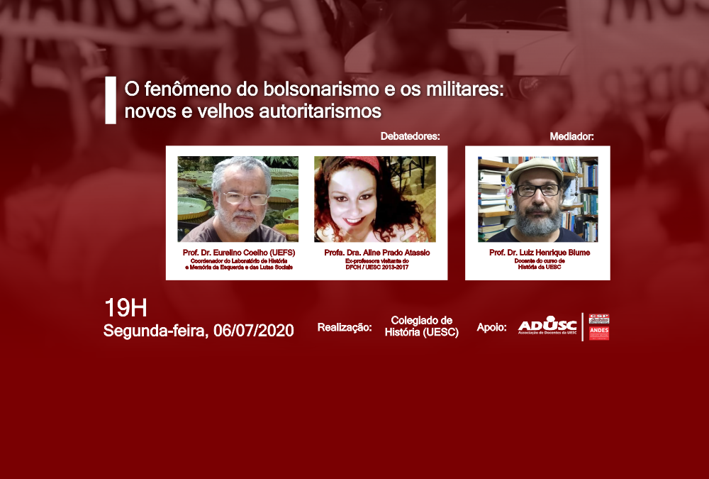 Colegiado de História realiza roda de conversa virtual