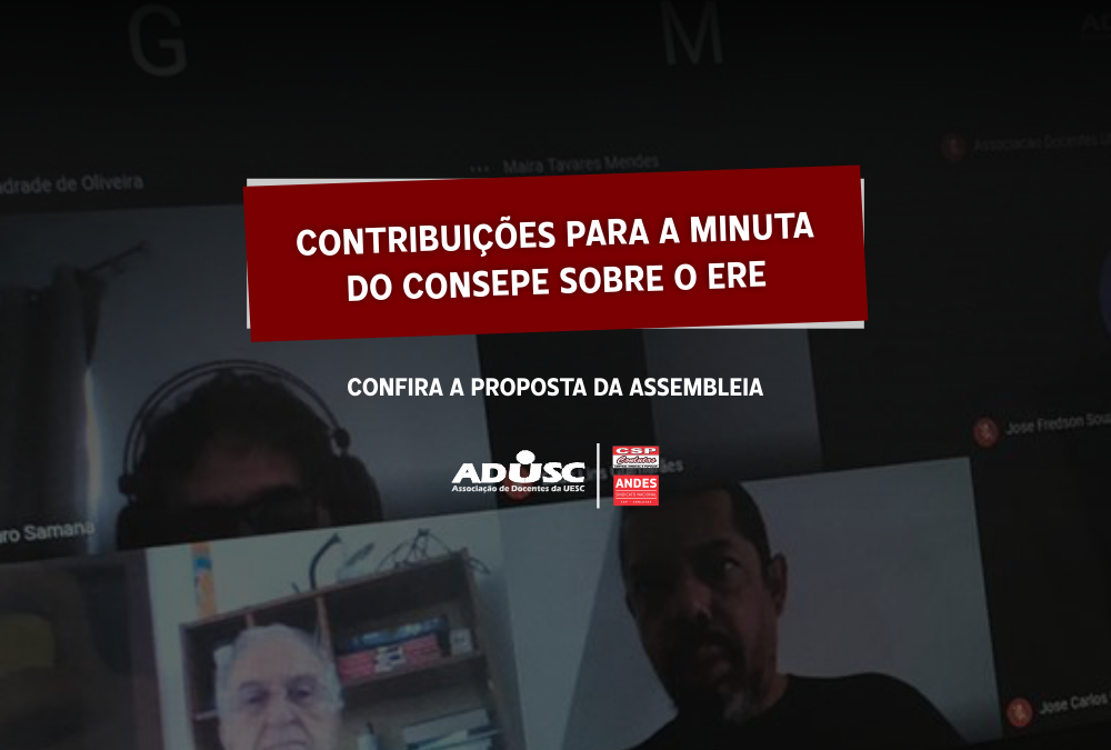 Assembleia reúne contribuições para Minuta do CONSEPE