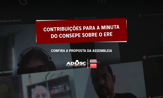 Assembleia reúne contribuições para Minuta do CONSEPE