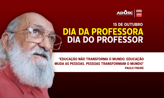 Parabéns, professoras/es!