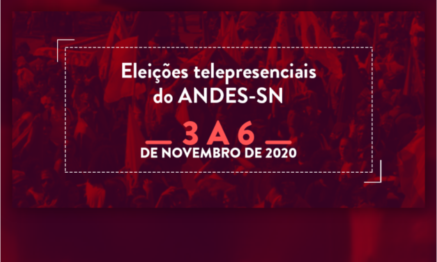 Eleição do ANDES-SN: Confira o site e o procedimento para votação