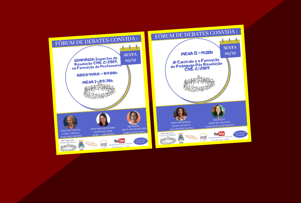 Fórum de Debates realiza Simpósio sobre a Formação de Professores