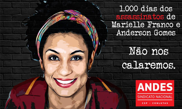 Execução de Marielle Franco e Anderson completa mil dias sem respostas