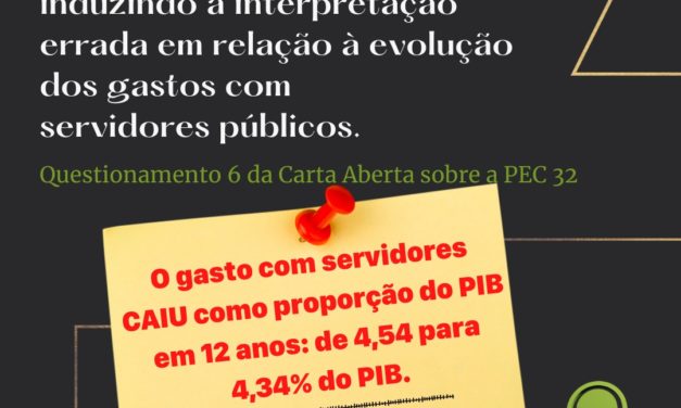 Governo distorce dados sobre gastos com servidores públicos