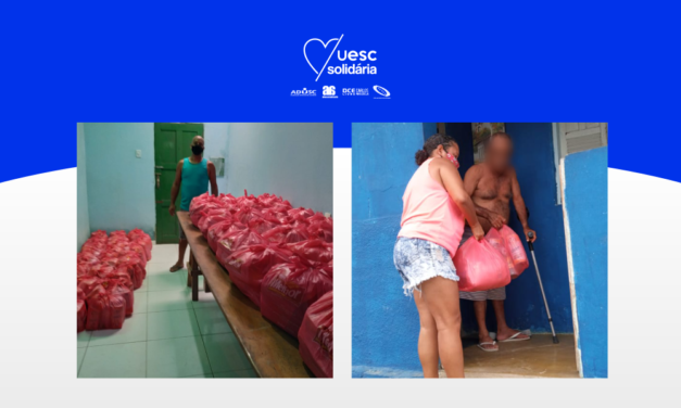 Campanha UESC Solidária distribui cestas de fevereiro