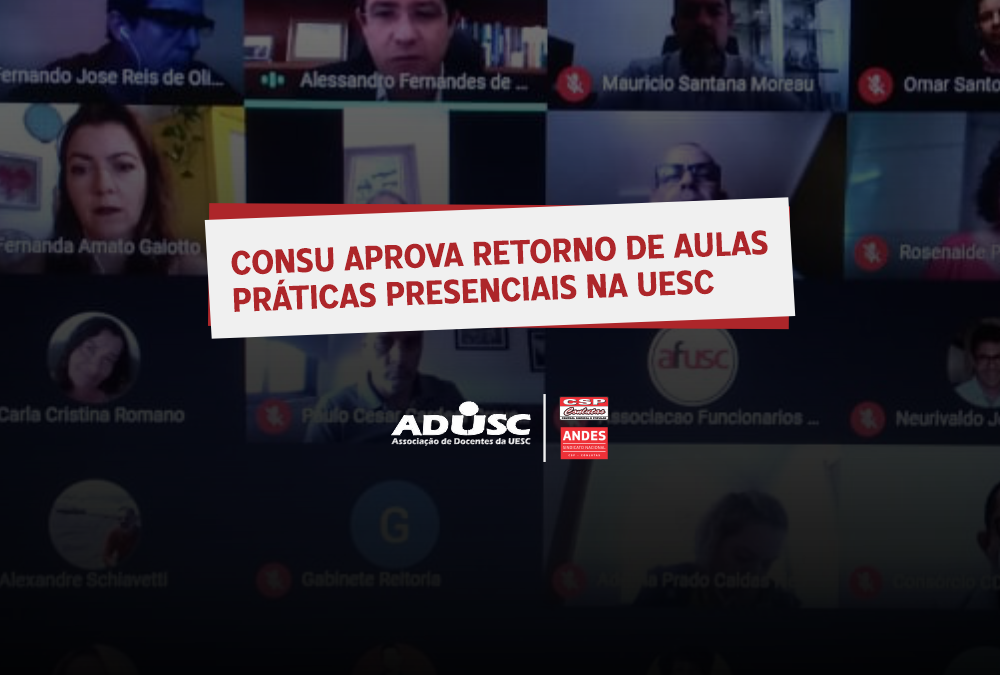 Com condicionantes, CONSU aprova retorno de aulas práticas presenciais na UESC