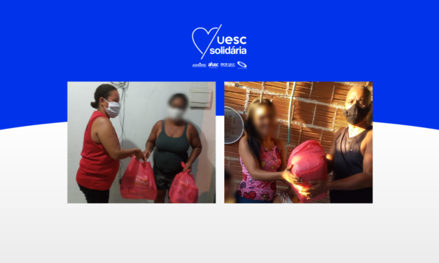 UESC Solidária realiza entrega das cestas básicas de maio