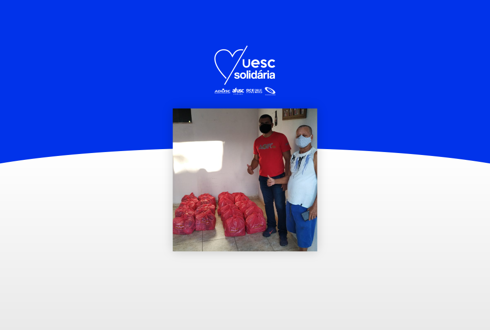 UESC Solidária distribui cestas básicas de junho