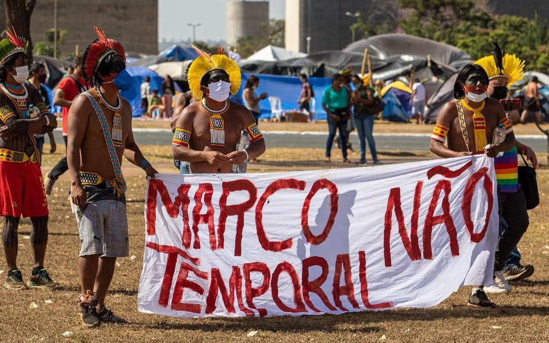 NÃO AO MARCO TEMPORAL E FORA BOLSONARO – Por Casé Angatu