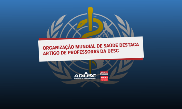 OMS destaca artigo de professoras da UESC
