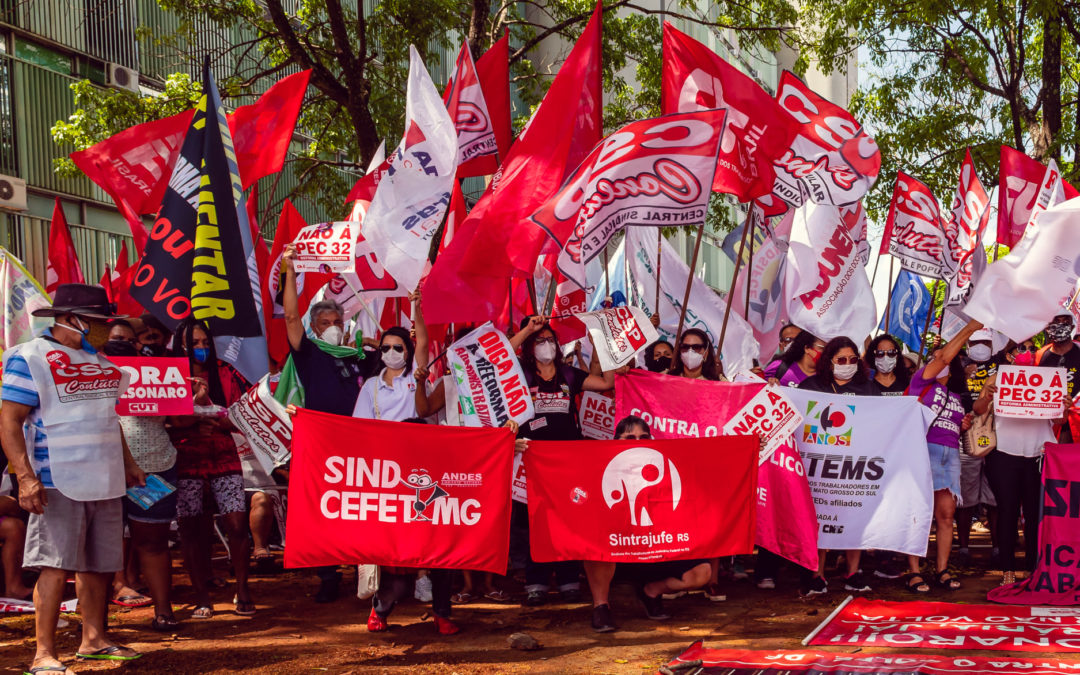 Servidores realizam Dia Nacional de Lutas contra a Reforma Administrativa na quinta-feira (28)