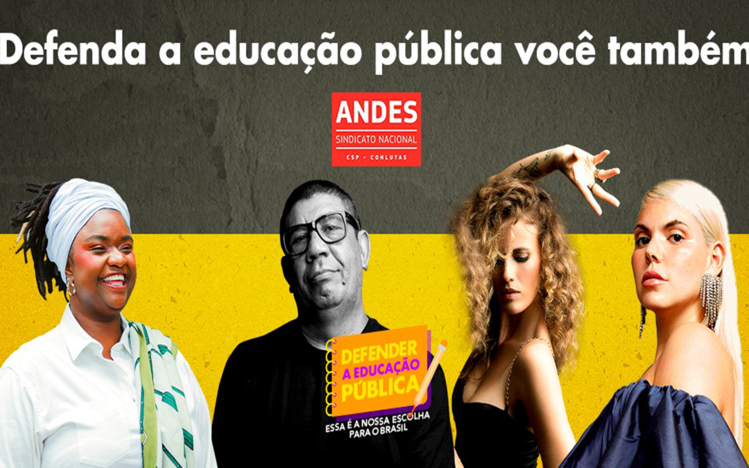 Após live, ANDES-SN lança site e redes da campanha em defesa da Educação Pública