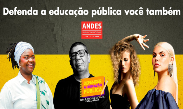 Após live, ANDES-SN lança site e redes da campanha em defesa da Educação Pública