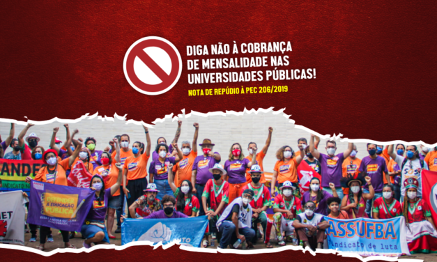 Nota de Repúdio: Não à PEC 206/2019!