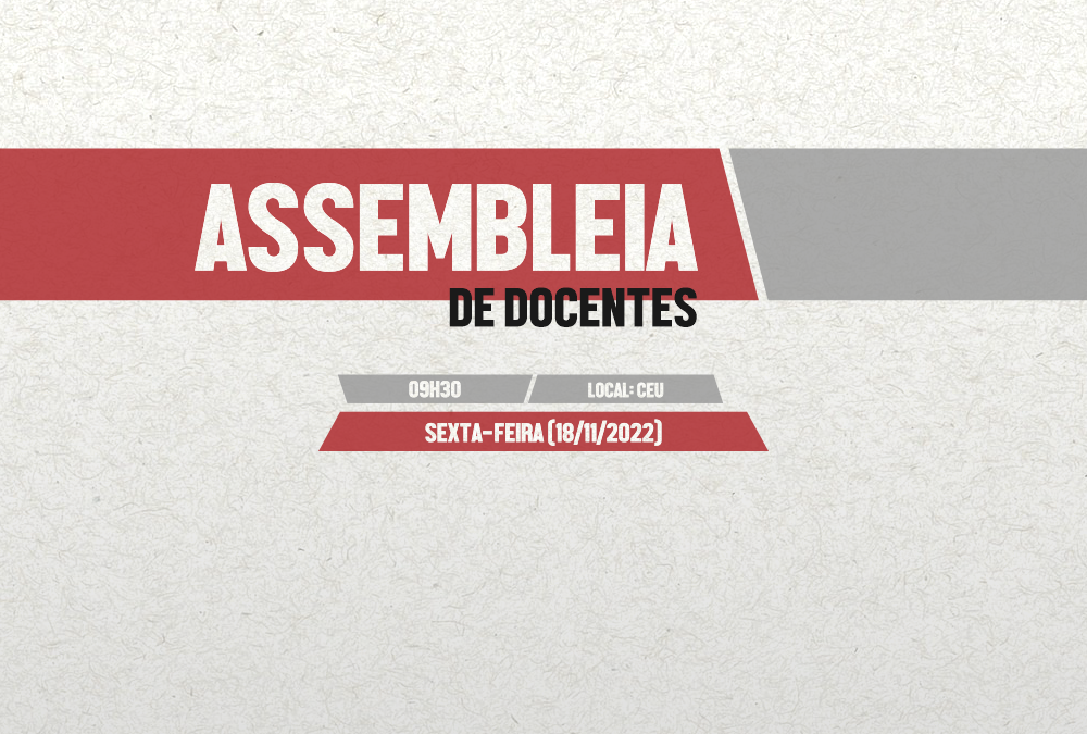 ADUSC convoca duas assembleias para sexta-feira (18)