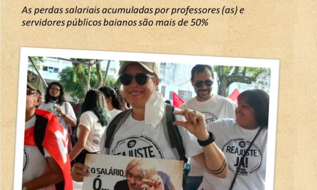 REAJUSTE SALARIAL É CONCEDIDO A GOVERNADOR E SECRETÁRIOS ENQUANTO DOCENTES SOFREM COM ARROCHO