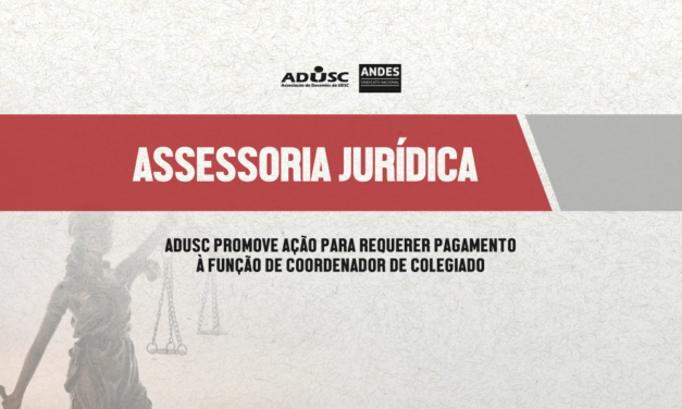 Últimos dias! Termina segunda-feira (03) prazo para participar de ação por função de coordenadoria de curso