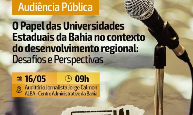 16 DE MAIO: PARALISAÇÃO DE 24H DAS UNIVERSIDADES ESTADUAIS SERÁ MARCADA POR ATO E AUDIÊNCIA PÚBLICA