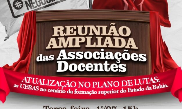 FÓRUM DAS ADS DIVULGA PROGRAMAÇÃO DA REUNIÃO AMPLIADA NO DIA 1º DE JULHO