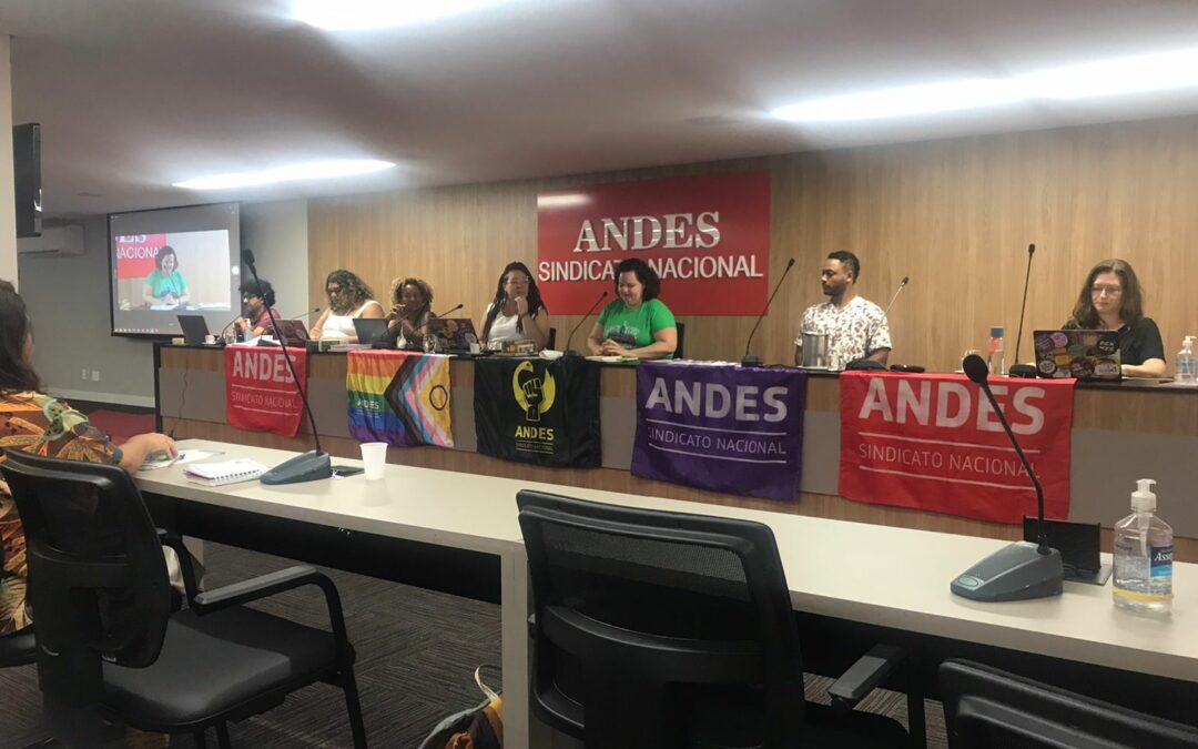 ADUSC participa da Reunião do GT de Políticas de Classe, Étnico-racial, Gênero e Diversidade Sexual do ANDES-SN, em Brasília