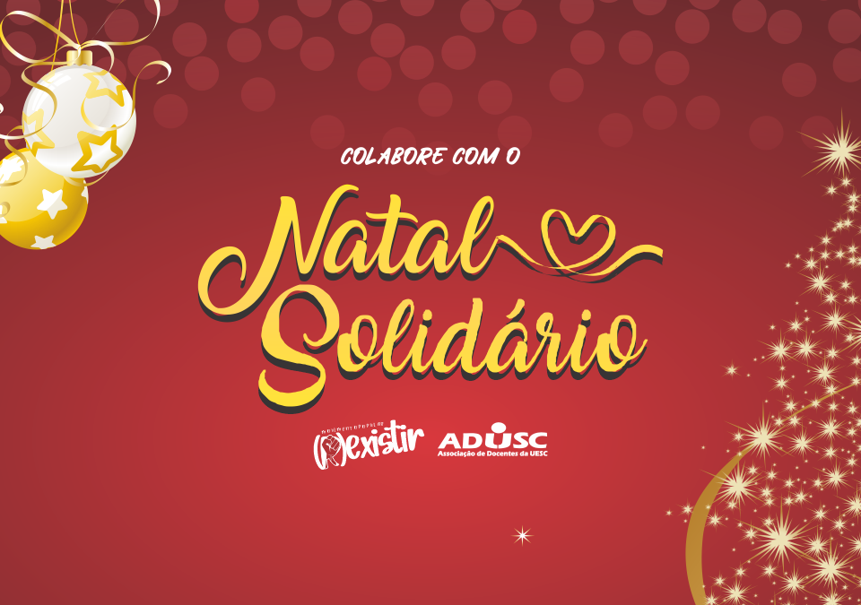 ADUSC convida categoria para contribuir com a Campanha Natal Solidário