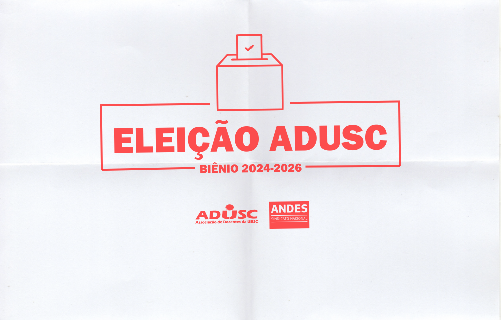 Vote nas Eleições da ADUSC: Biênio 2024-2026