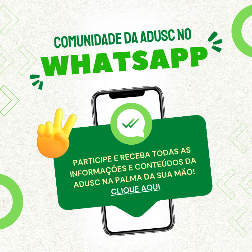 Comunidade Adusc no WhatsApp