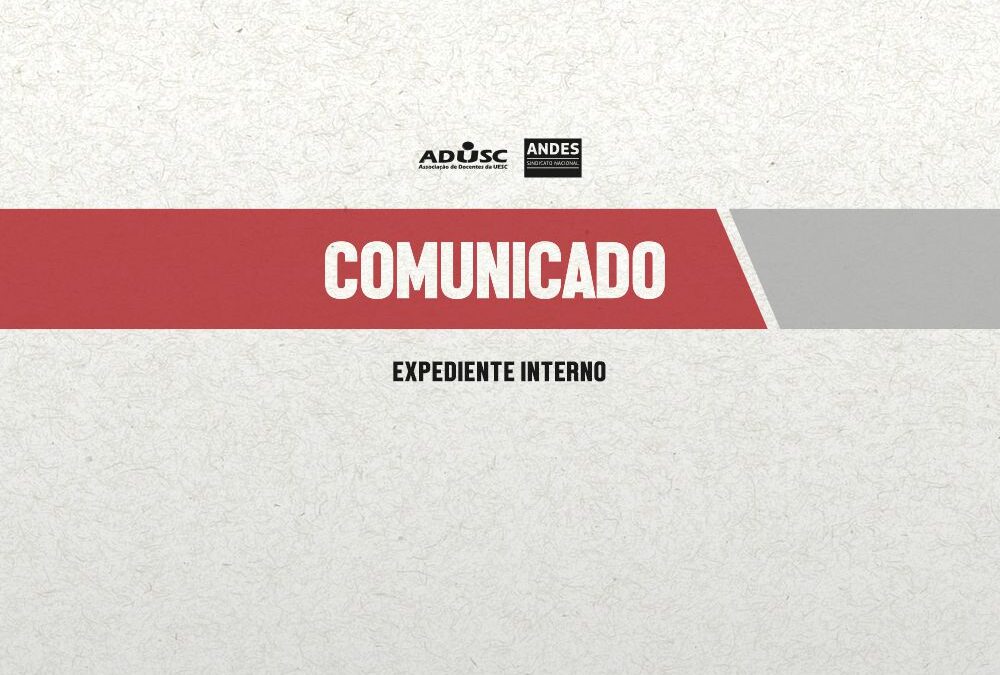 Comunicado: Expediente interno
