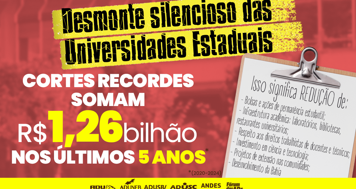 UEBAs sofrem desmonte silencioso com subfinanciamento e cortes recordes; perdas somam 1,26 bi nos últimos cinco anos