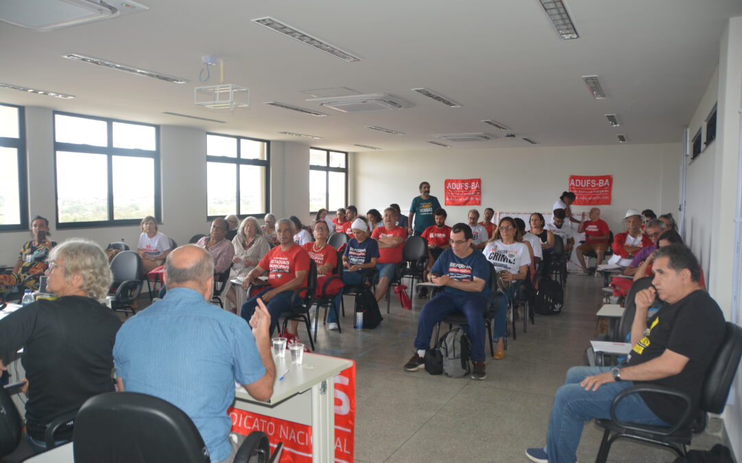 64º Encontro da Regional Nordeste III do ANDES-SN pauta luta contra a Reforma Administrativa