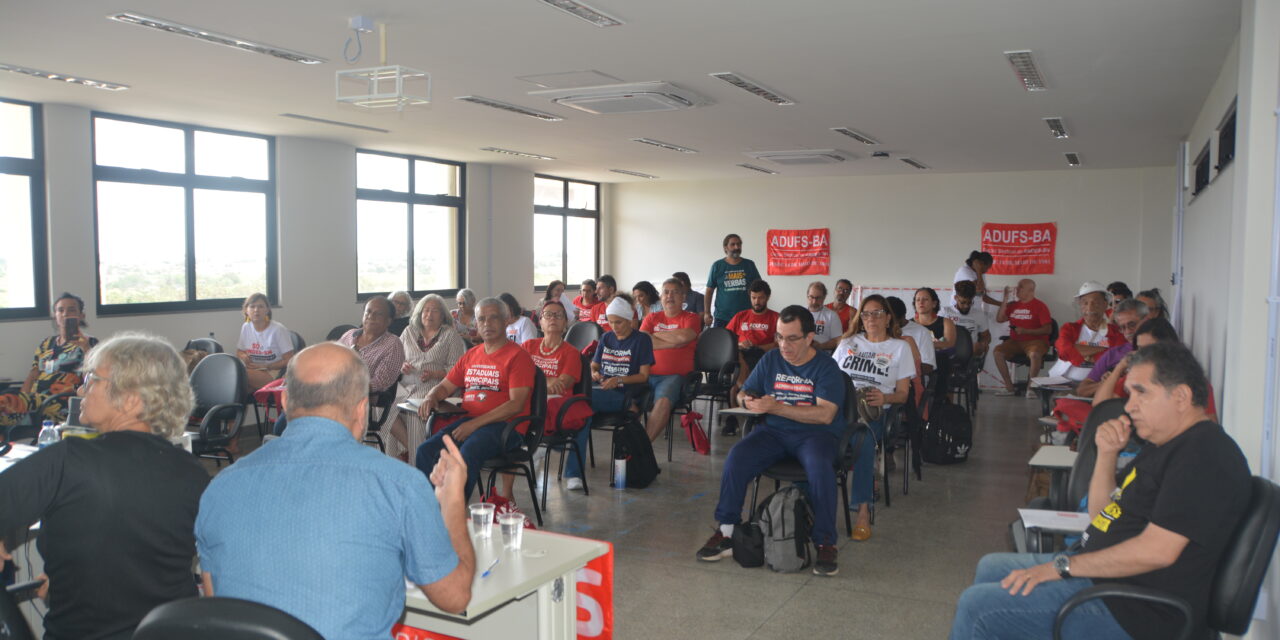 64º Encontro da Regional Nordeste III do ANDES-SN pauta luta contra a Reforma Administrativa
