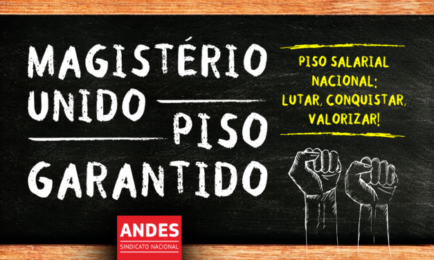 Com reajuste de 5,4%, piso do magistério passa para R$ 5,1 mil em 2026