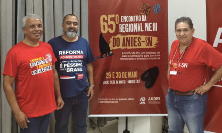 ADUSC participa do 65º Encontro da Regional Nordeste III do ANDES-SN