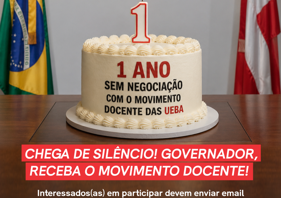 1 ano sem negociação: ADUSC convoca categoria para mobilização em Salvador