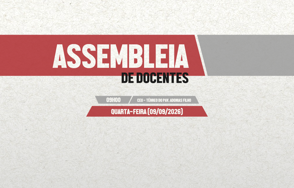 ADUSC convoca categoria para assembleia na quarta-feira (09)