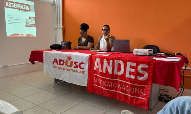 Assembleia da ADUSC debate a Pauta de Reivindicações Docentes para 2027